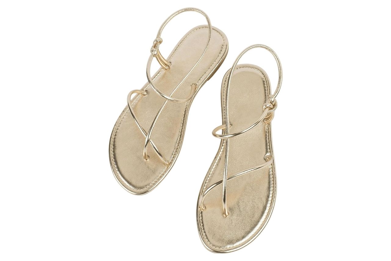 GORGLITTER Women's Summer Sandals 2026 Strappy Slingback Flats Dressy Cute Beach Vacation Slides
