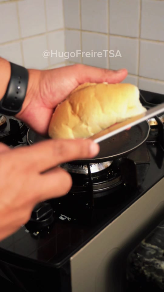 O hambúrguer perfeito no pão francês