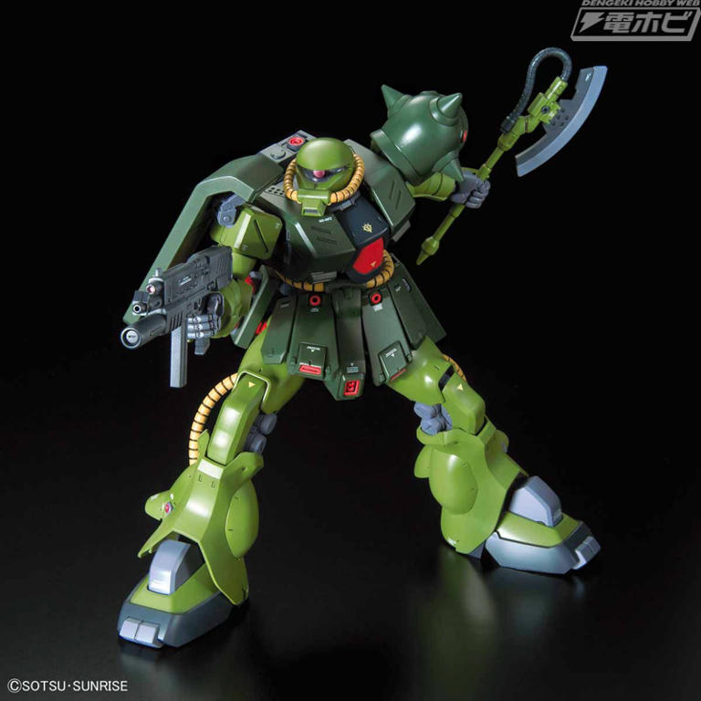 ガンプラ完成品　MG 1/100『ザクII 改』 ガンプラ「RE/100 1/100 ザクII改」が再販! プレミアムバンダイにて
