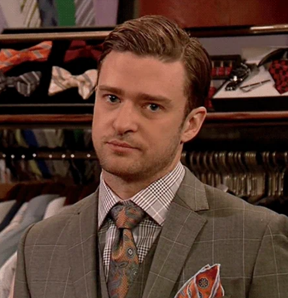 Justin Timberlake in a suit
