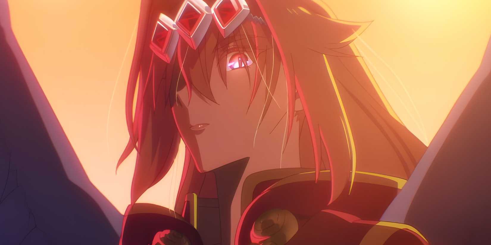 Lufas Maphaal looking down with a glare in her eye while her hair covers most of her face in A Wild Last Boss Appeared
