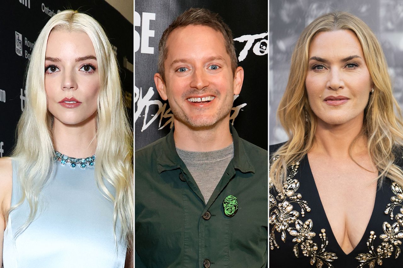 Anya Taylor Joy, Elijah Wood, and Kate Winslet