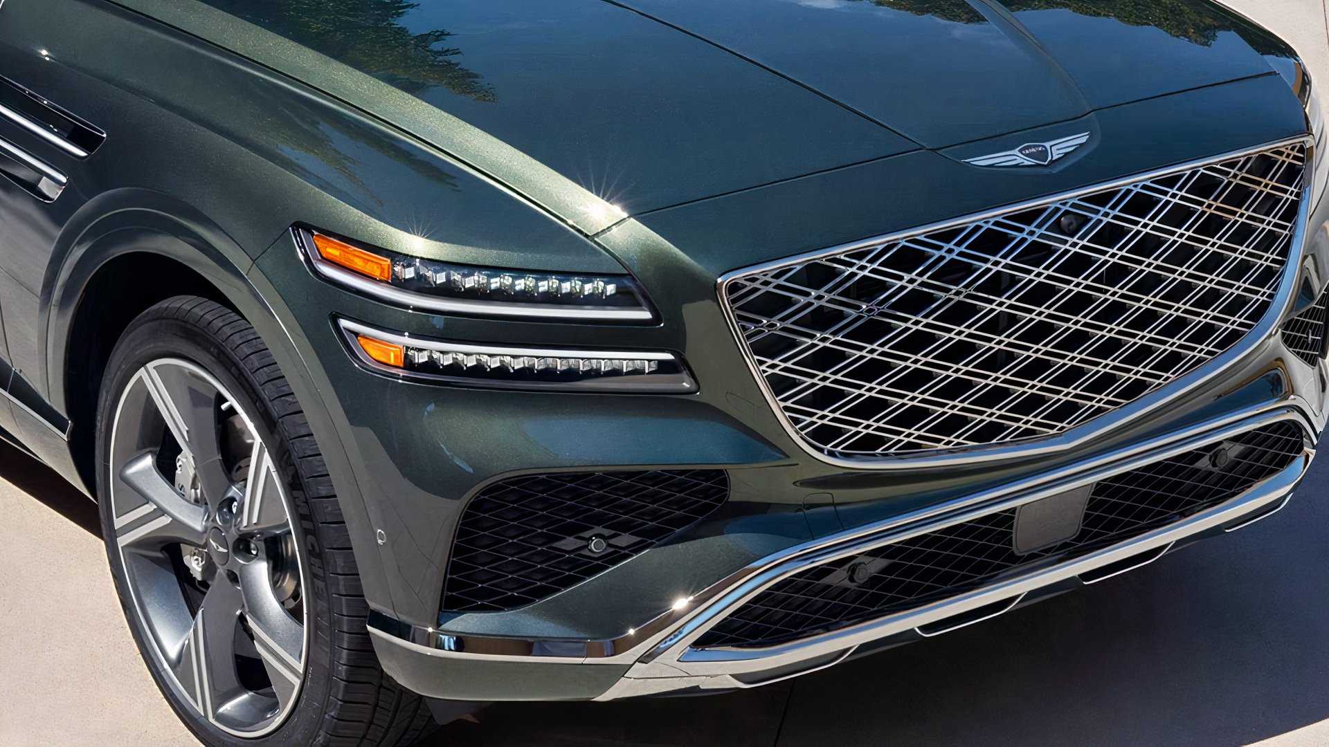 2026 Genesis GV80 front end close-up shot
