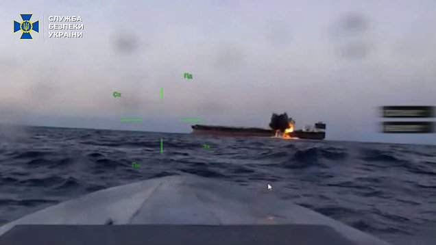Ukraine shows exactly how stealth operation struck Russian shadow fleet ...