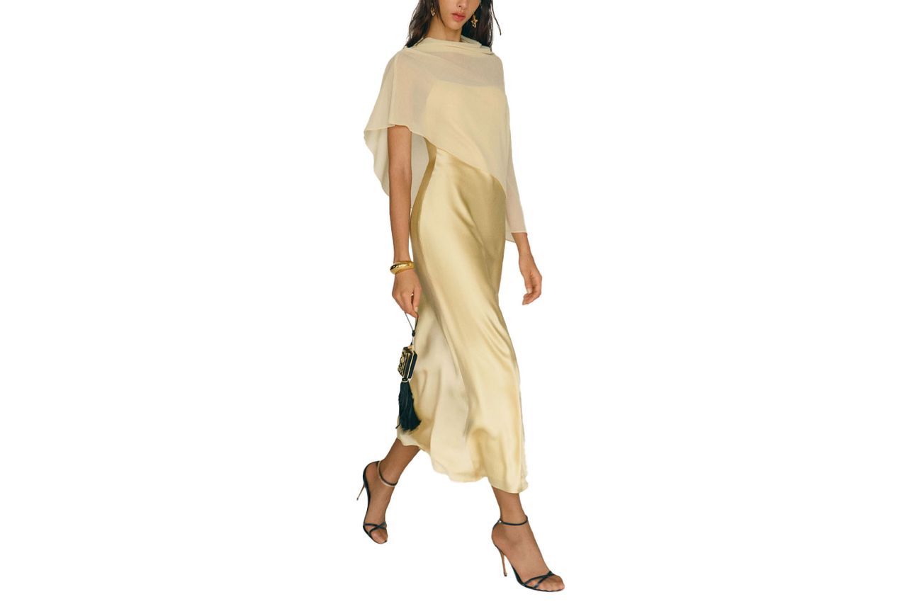 Reformation Lilibeth Silk Dress