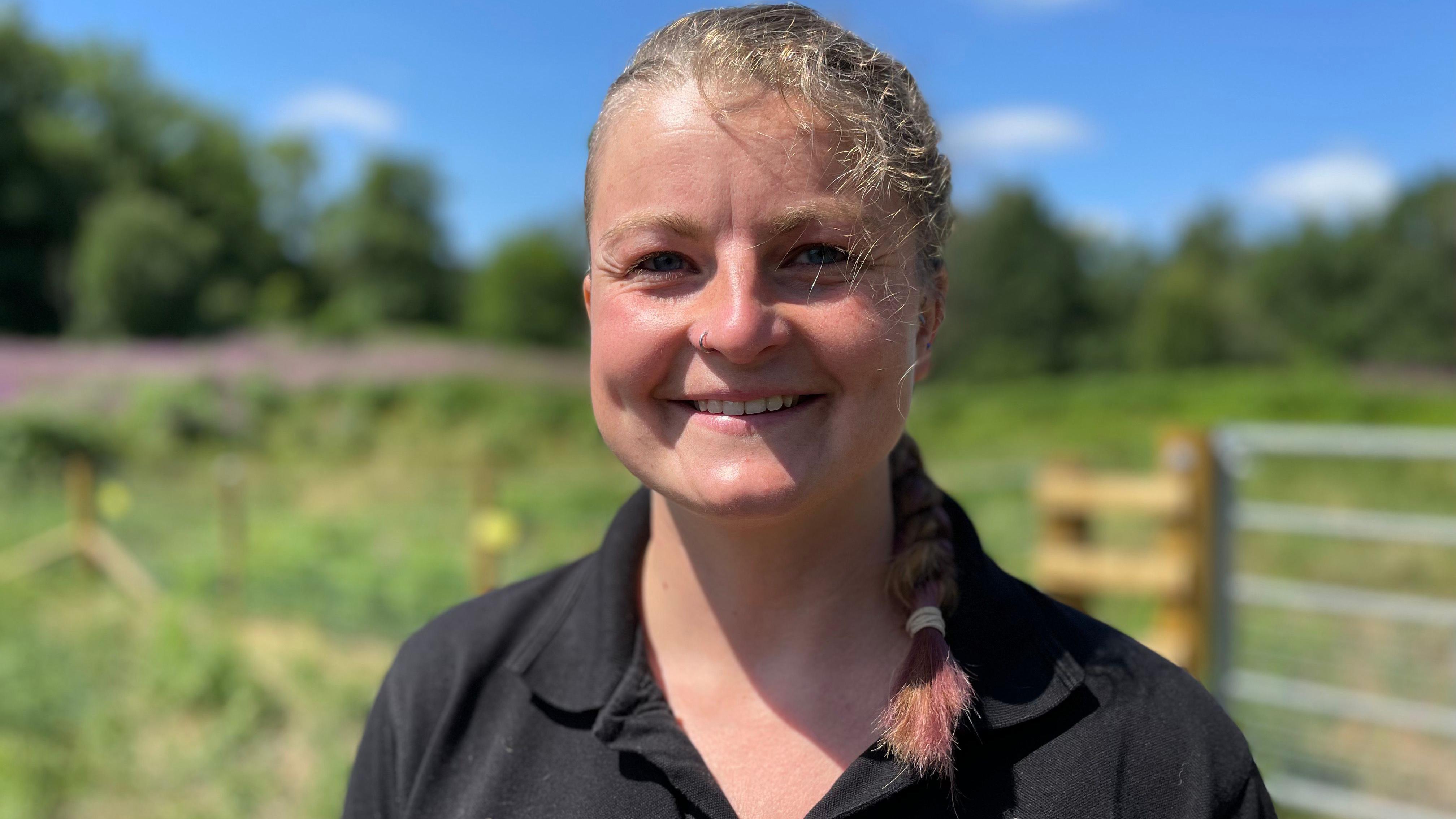 Amy Bennett, from the Derbyshire Wildlife Trust, said the pigs will help to restore the landscape