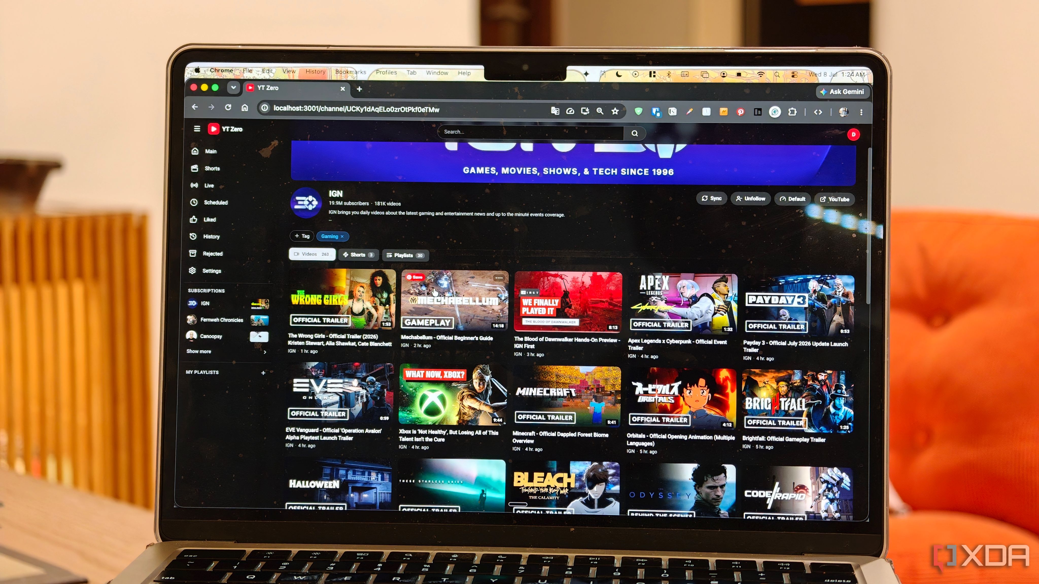 This self-hosted YouTube frontend strips out recommendations and gives ...