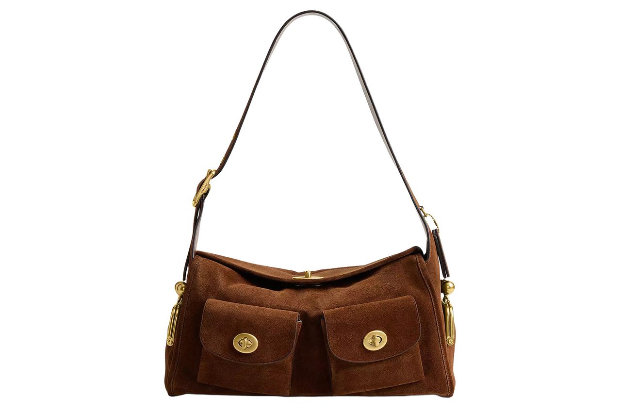 Coach turnlock haversack bag