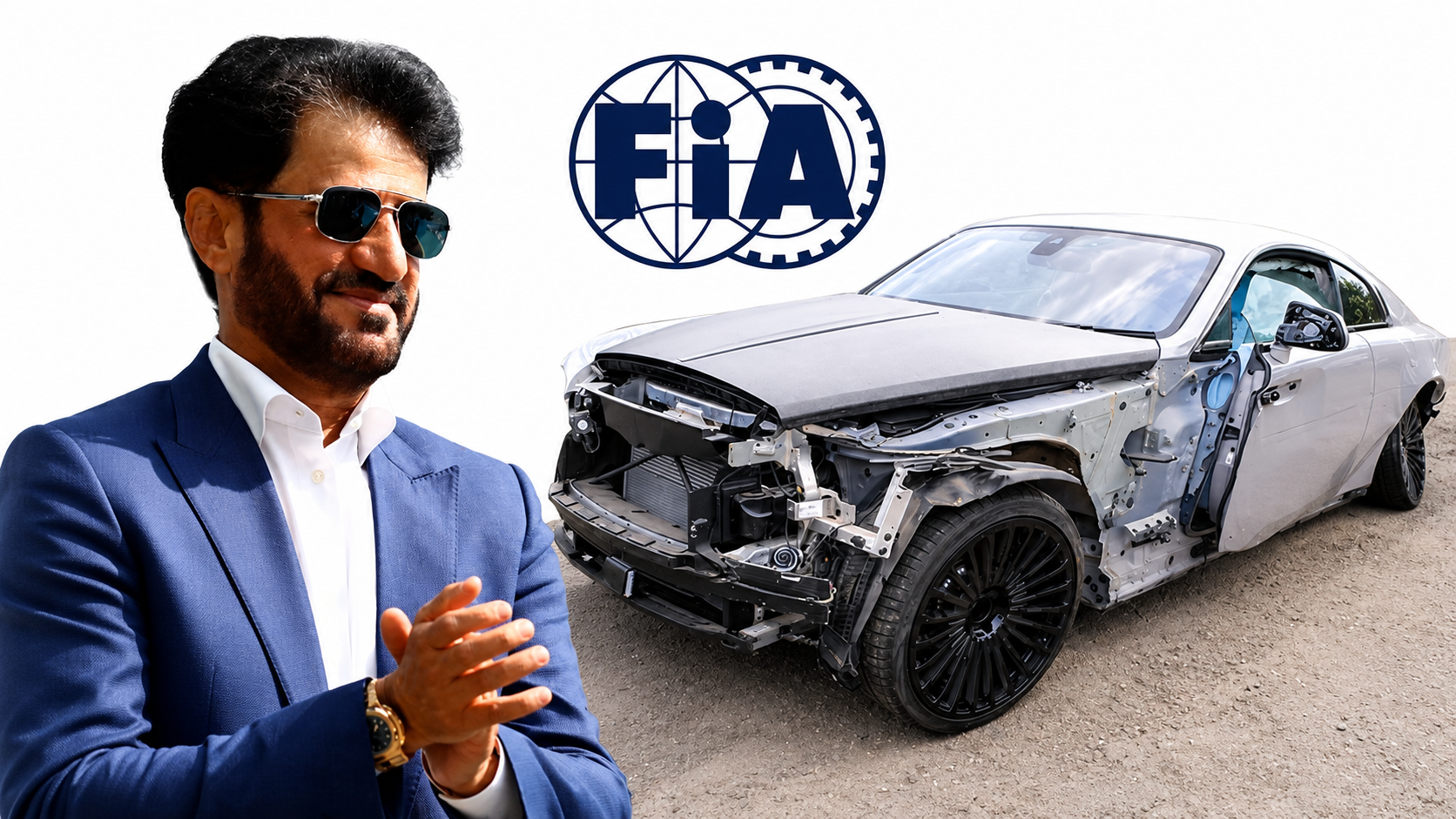 I tried selling my wrecked $300,000 luxury car to the FIA president