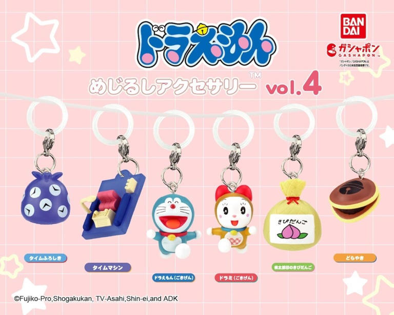 ガシャポン】めじるしアクセに「ドラえもん」登場でネット沸く