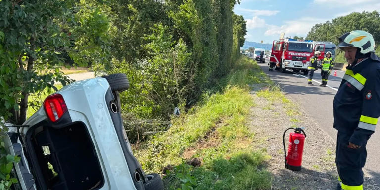 Dramatischer Unfall auf A9: Ersthelfer retten Lenkerin