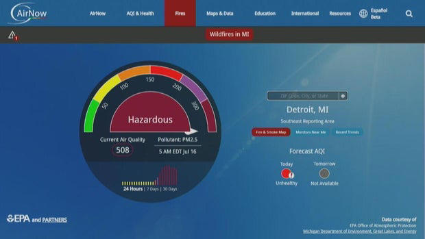 Detroit's air quality is second-worst in the world Thursday, ranked as ...