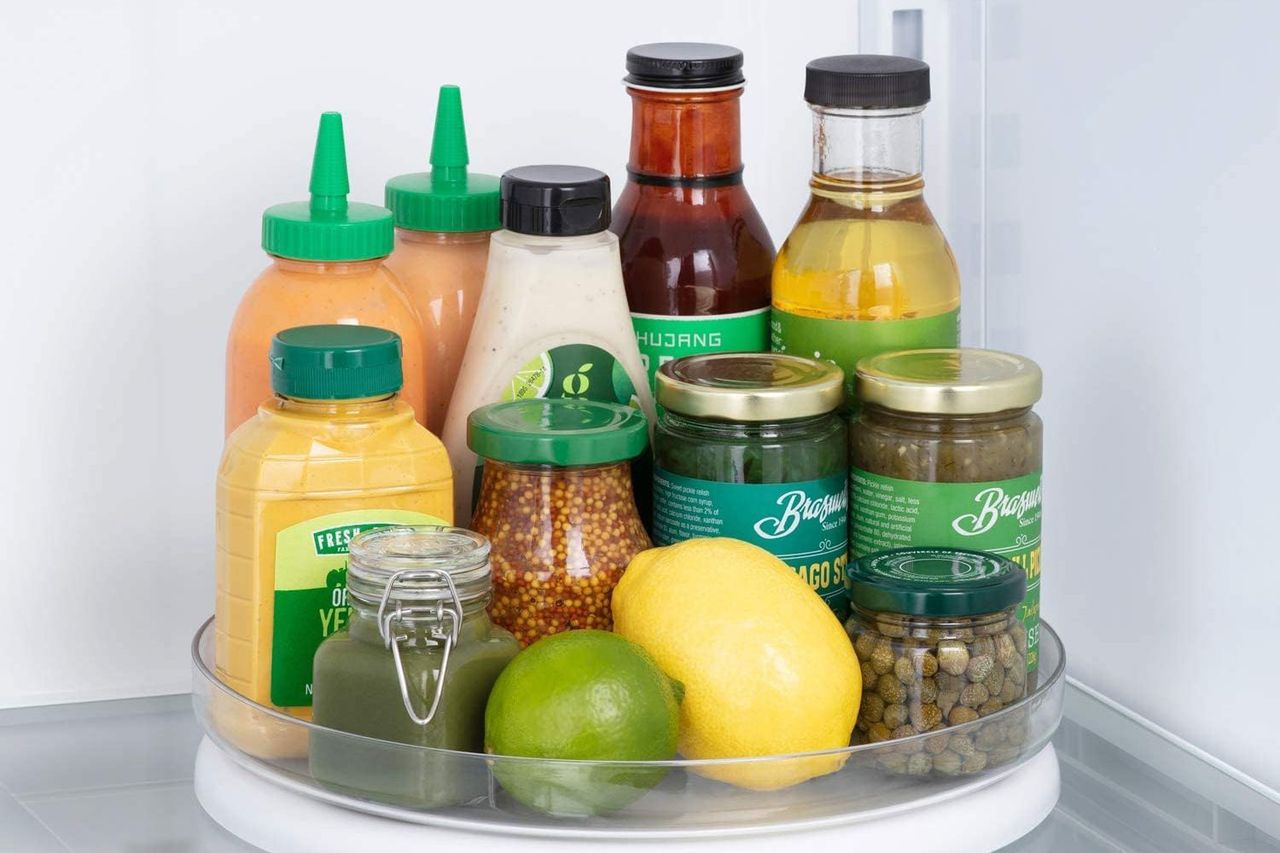 lazy susan sauce containers