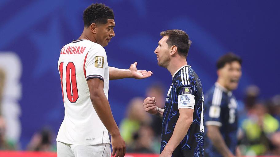 Se revela qué se dijeron Lionel Messi y Jude Bellingham durante el cruce  entre Argentina e Inglaterra