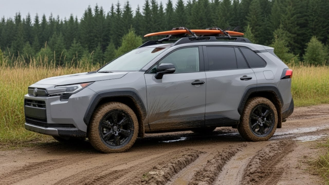 Toyota RAV4 HEV Woodland in Urban Rock grau