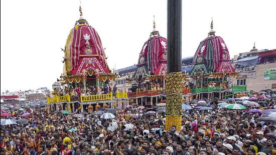 Rath Yatra: Millions brave heavy rain as Jagannath chariots roll in ...