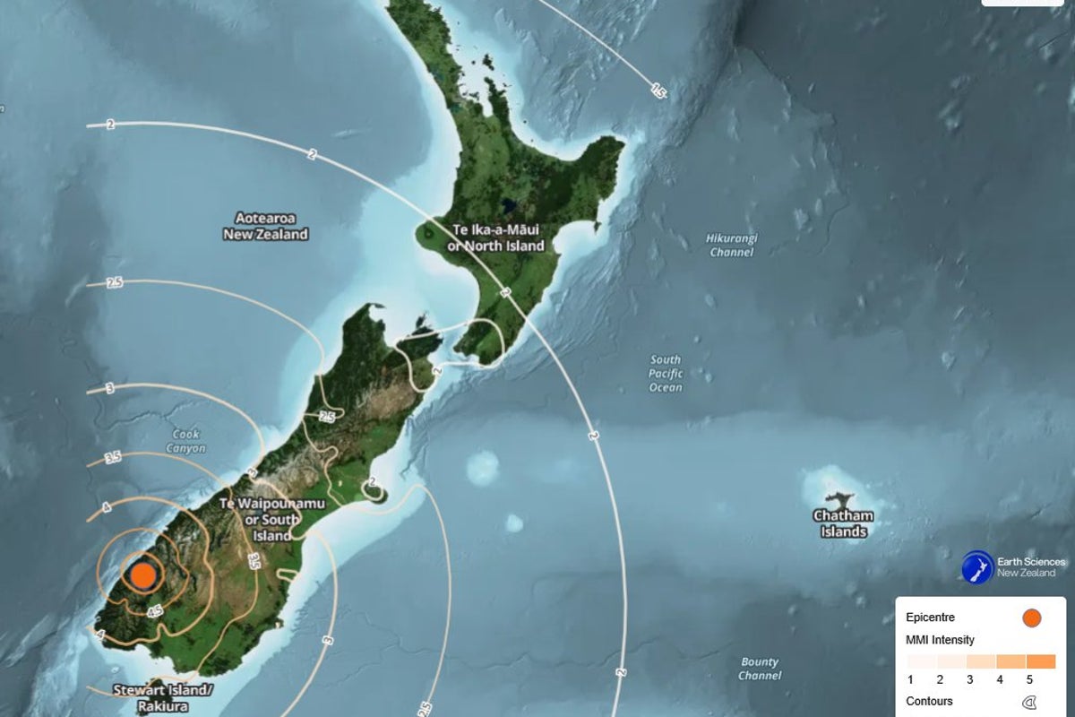 Strong 5.9-magnitude earthquake strikes New Zealand