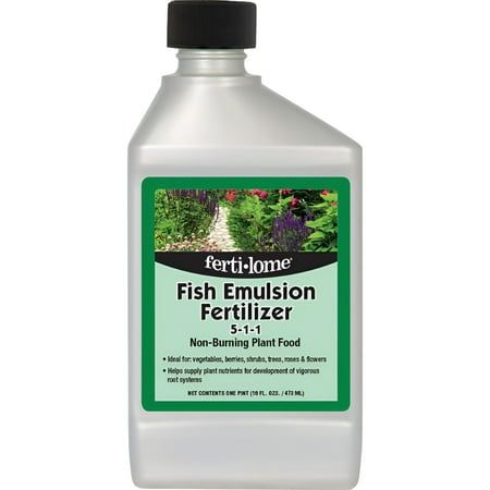 Vpg Fertilome Fish Emulsion Fertilizer - Natural 5-1-1 Liquid - 16 Oz — Outdoor & Indoor Plant Use, Easy Application