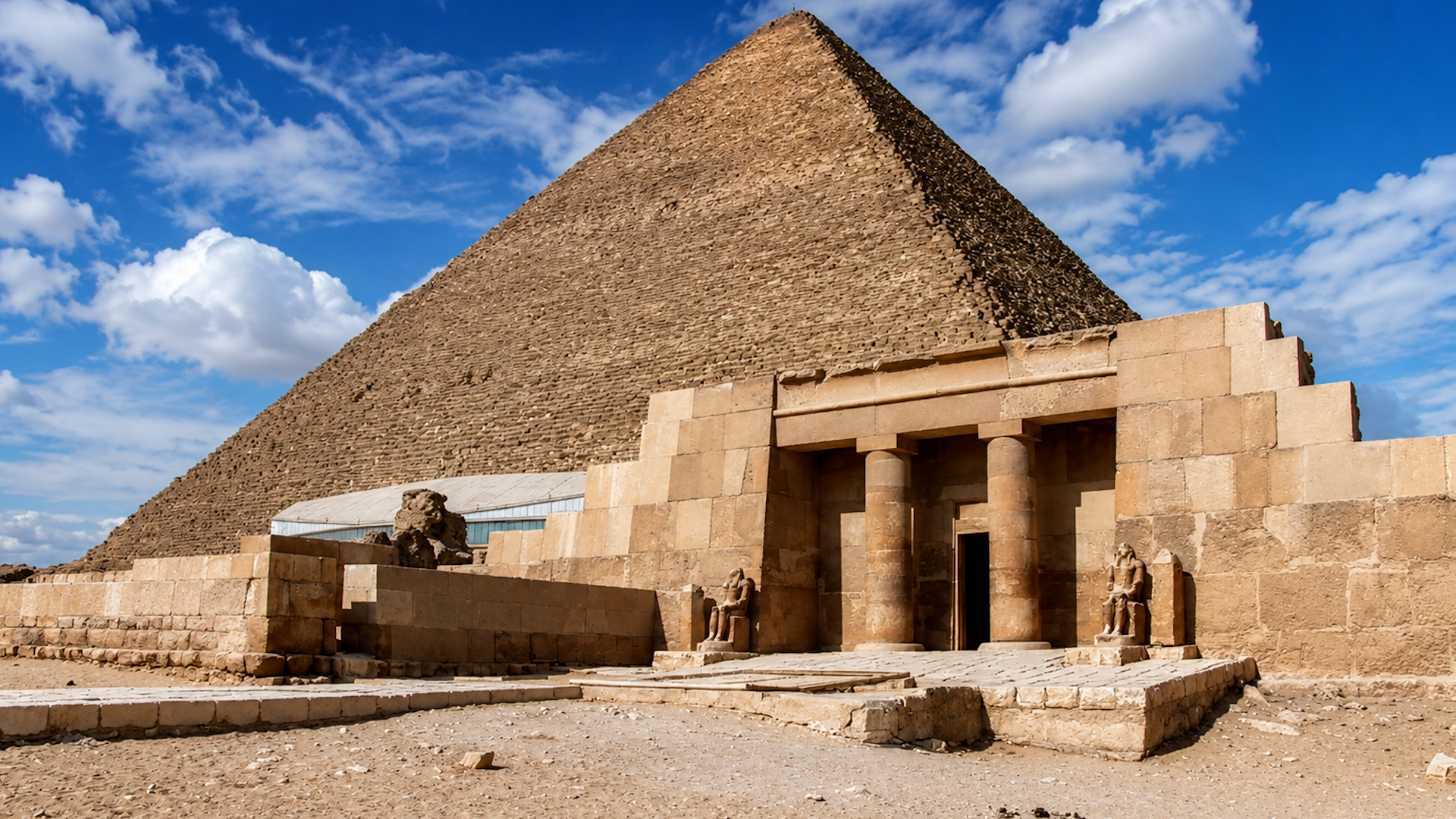 Why were the Egyptian pyramids really built?