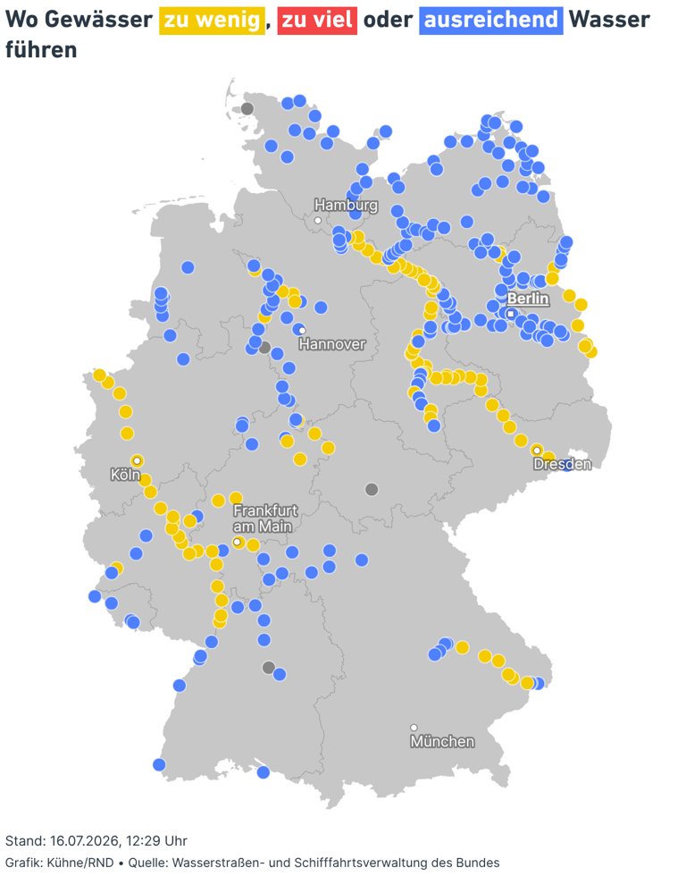 Wie ist die Hochwasserlage in der Region? Aktuelle Daten aus Celle