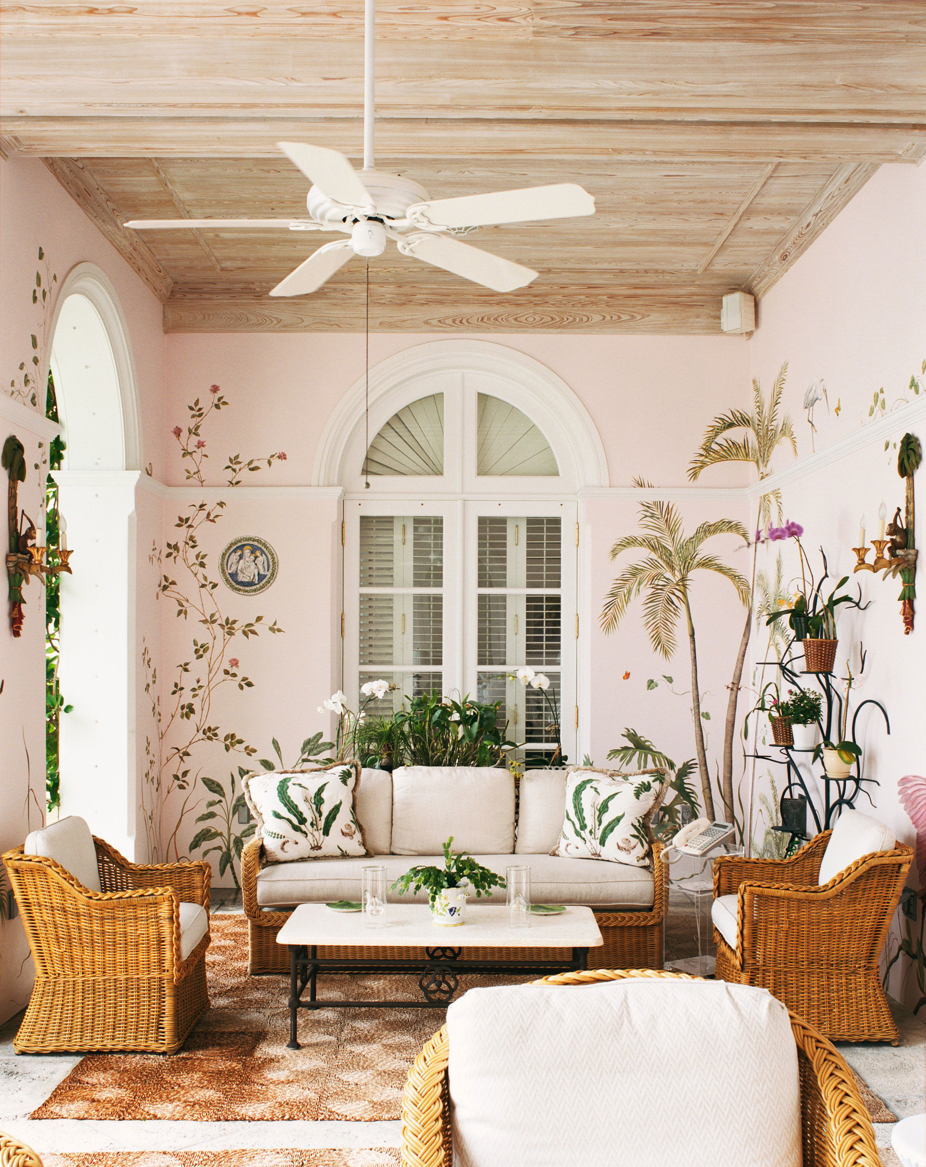 A ceiling fan is a tried-and-true hack for hot weather.