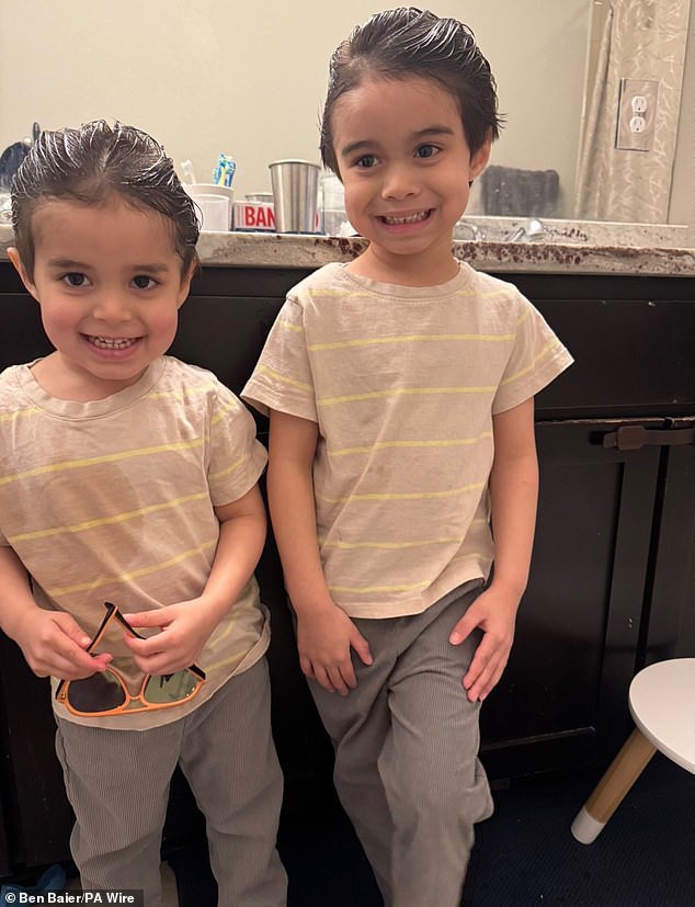 'Both our children have autism, and such abrupt changes to their routine are incredibly damaging to their development and health,' Mr Baier said
