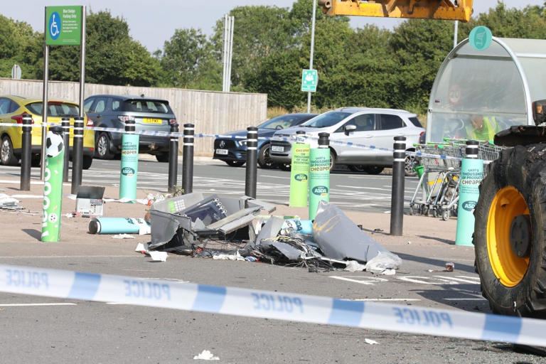 Cash machine stolen in 'attempted theft' after Raunds Asda ATM ripped out