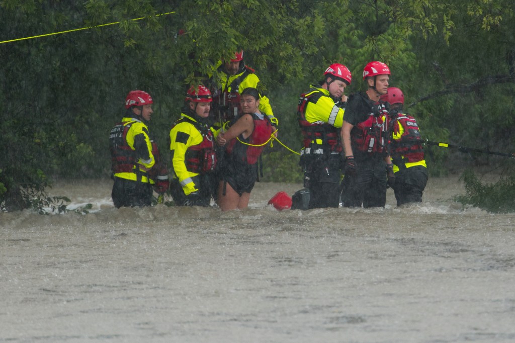 Rescuers save Texans from raging waters as flooding surges in Lone Star State