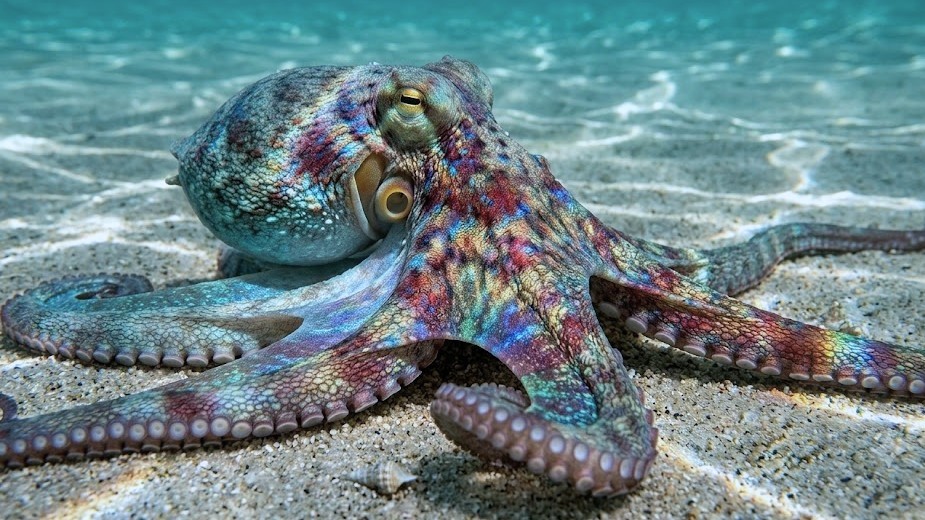 Watch how this octopus changed color 177 times in just one hour