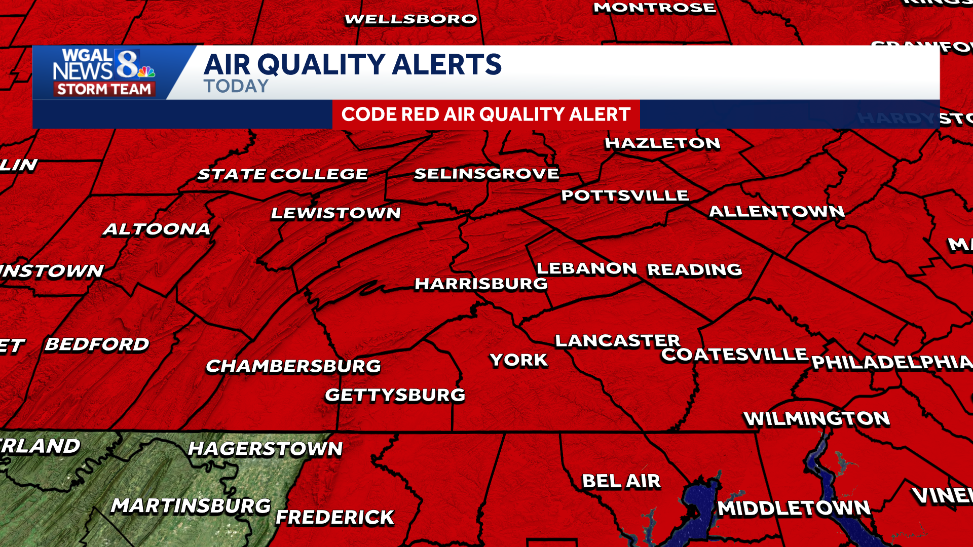 Impact: Code red air quality alert in effect as Canadian wildfire smoke ...