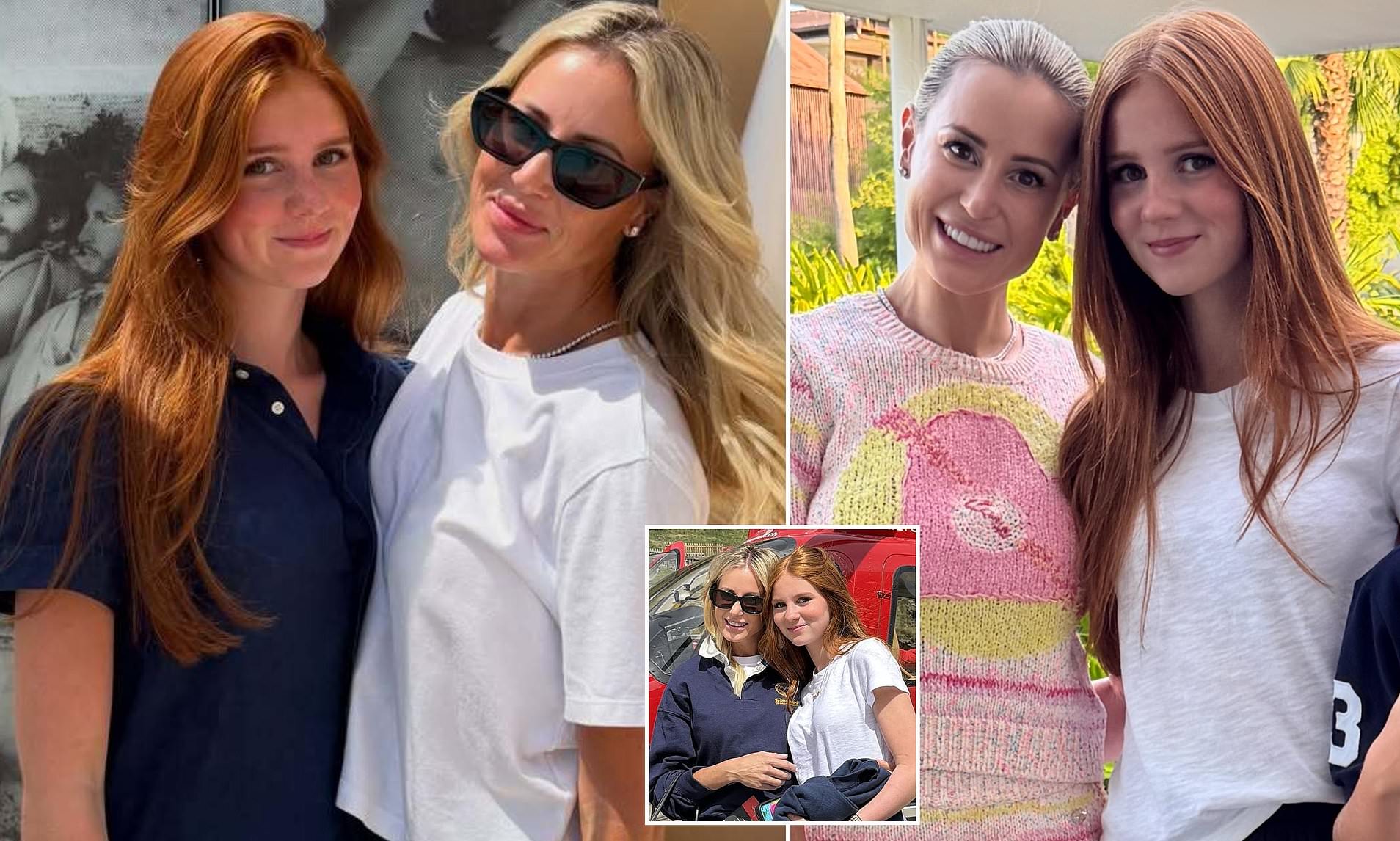 They could be sisters! Roxy Jacenko's teen daughter Pixie shoots up taller than her mother