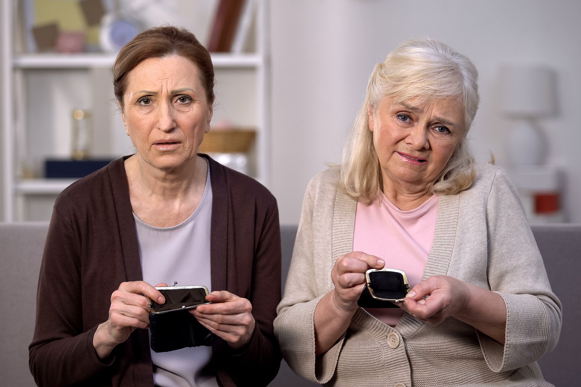 Broke retired women