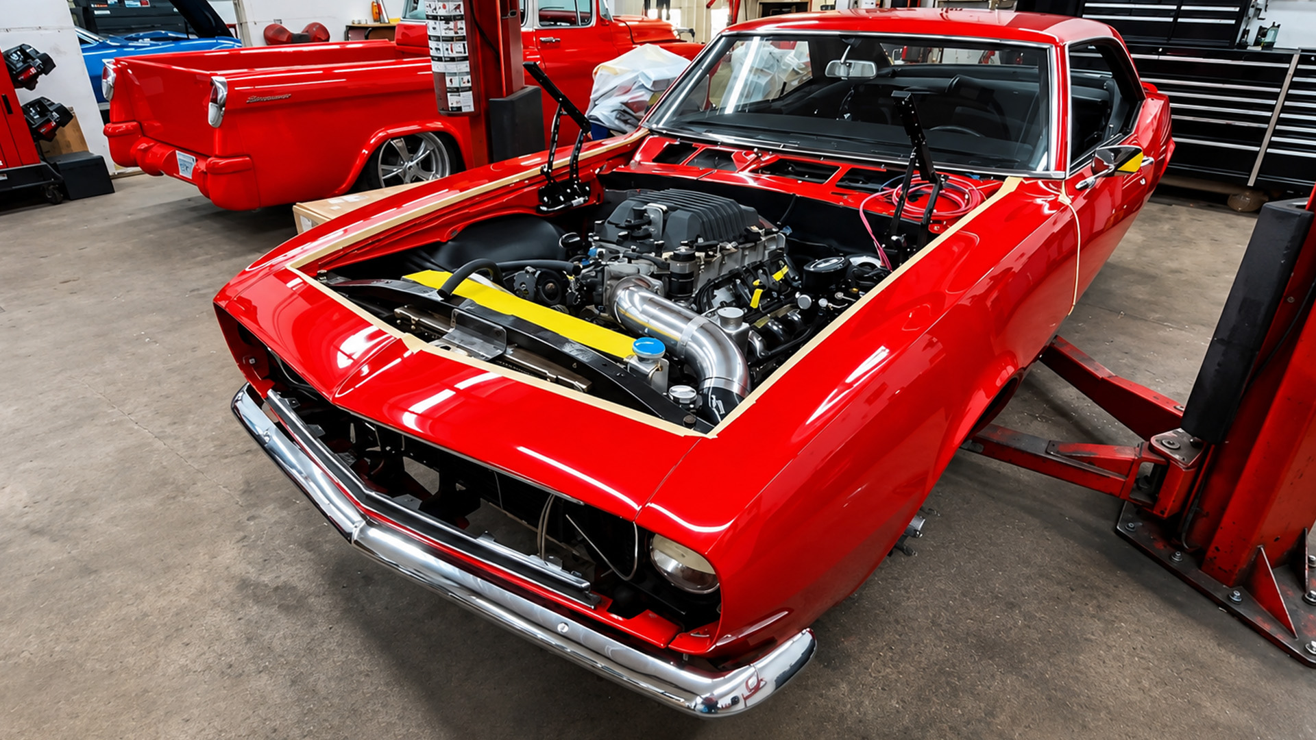 Inside a high-end restomod shop with LSA Camaros