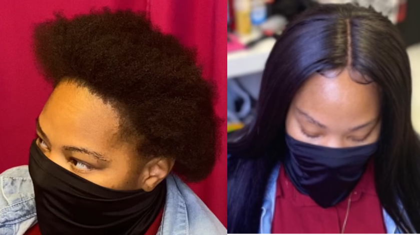 The art of a lace closure transformation