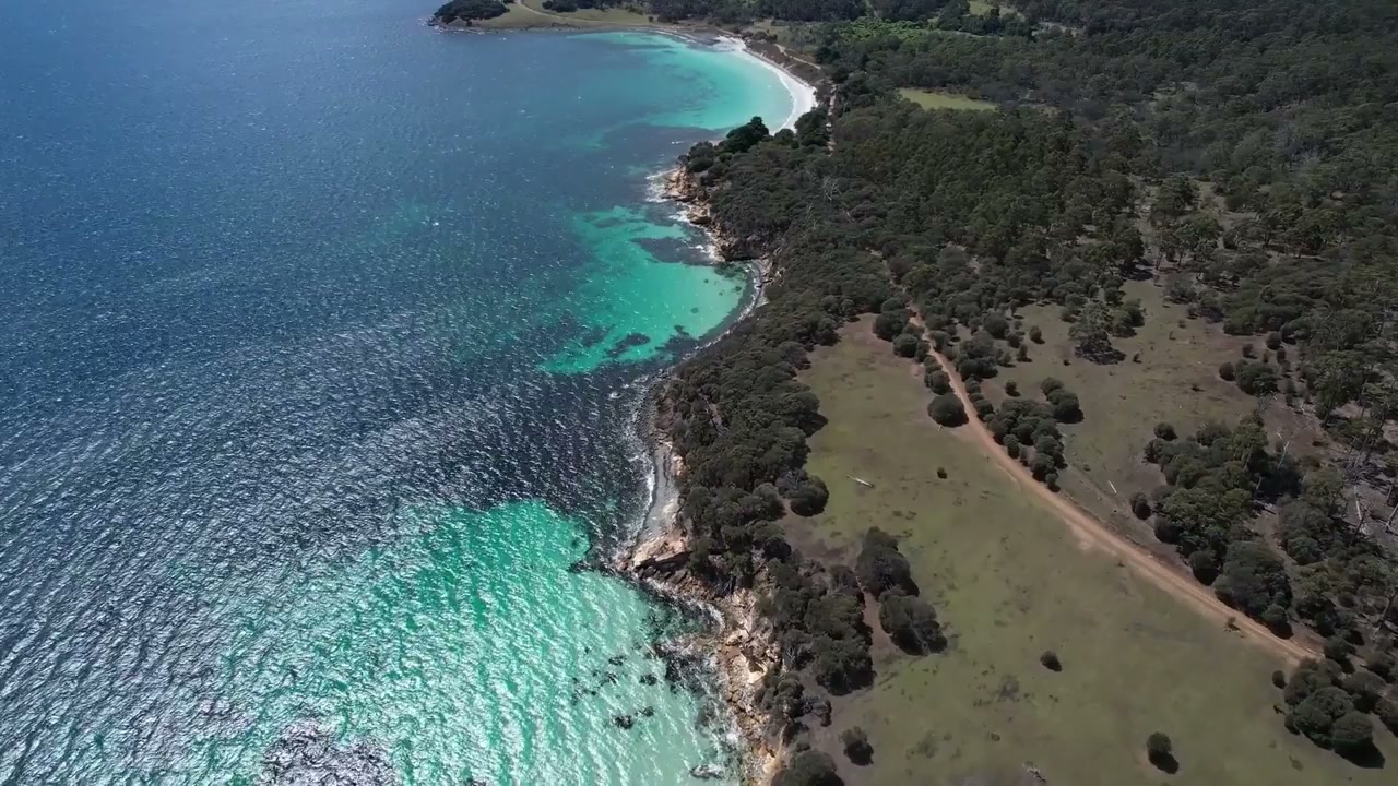 Maria Island, Australia: Drone views of Tasmania’s wildlife sanctuary