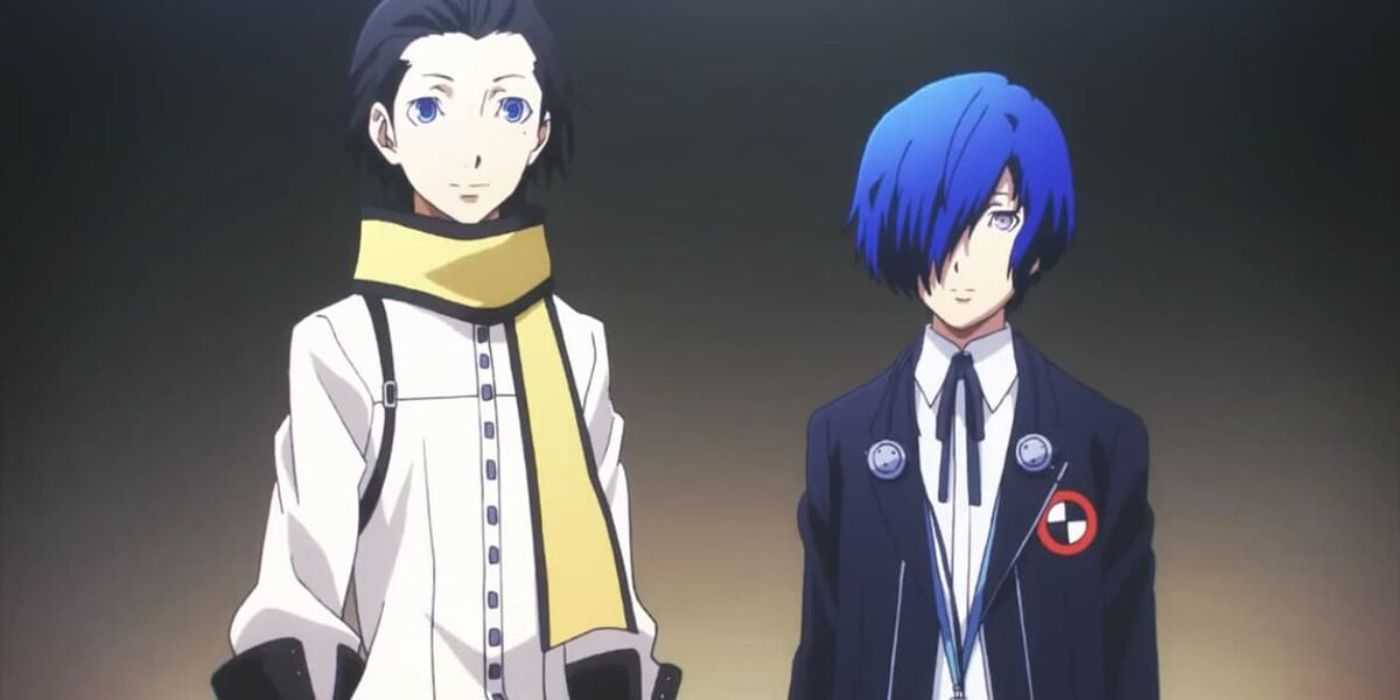 P3 Protagonist in Persona 3 The Movie Falling Down