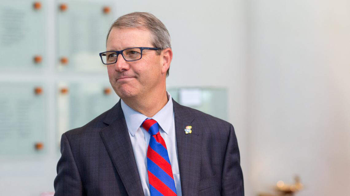 University of Kansas Chancellor Douglas Girod said the definitions of DEI and CRT approved by the Kansas Board of Regents had ambiguity that could create “real risk.”