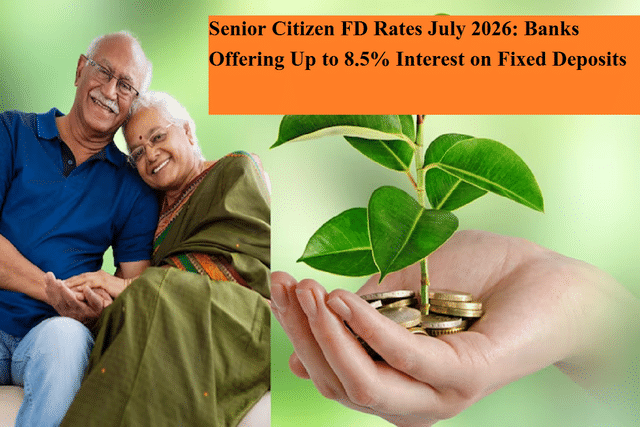 Senior citizen FD rates July 2026: Banks offering up to 8.5% interest ...