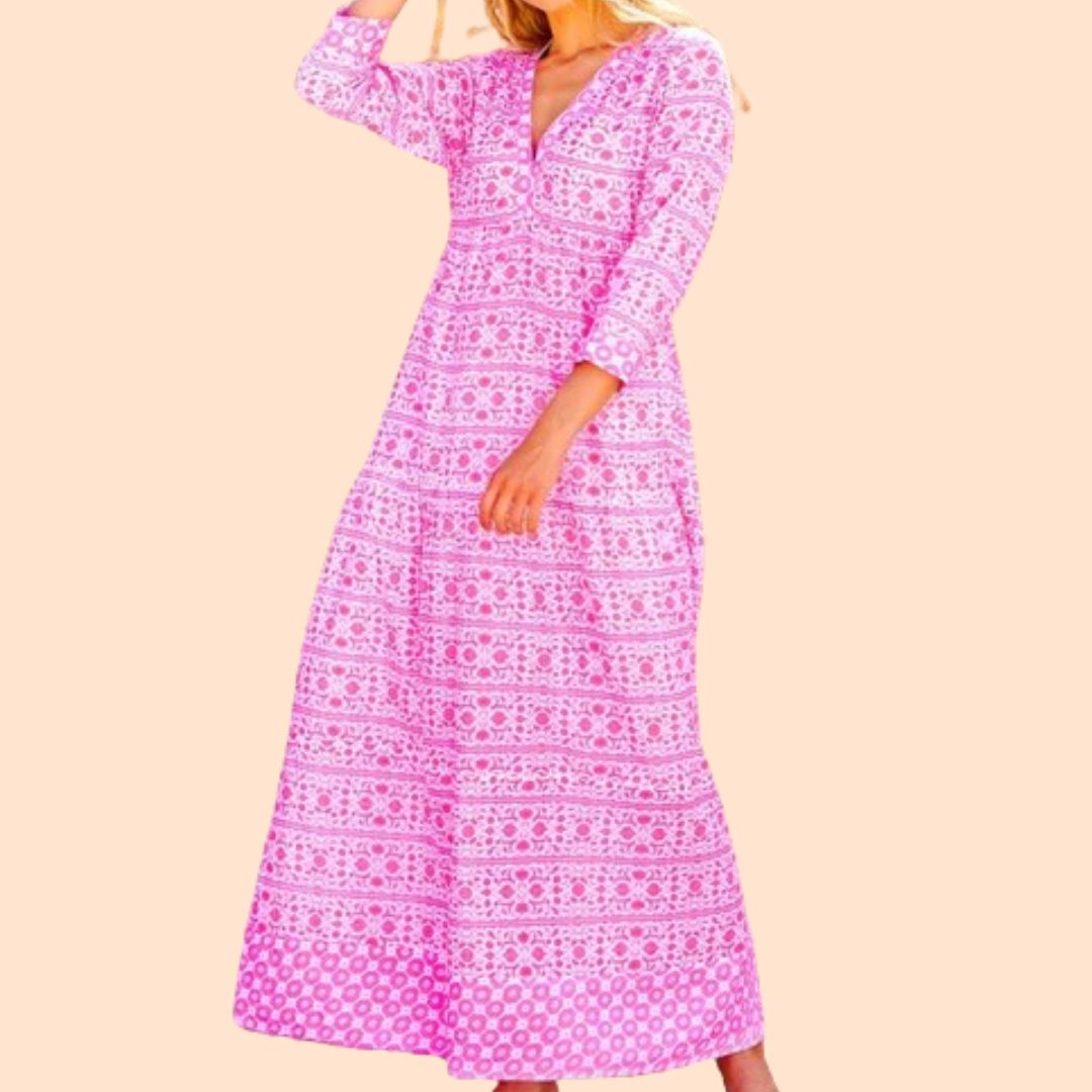 Aspiga Mykonos Cotton Maxi Dress
