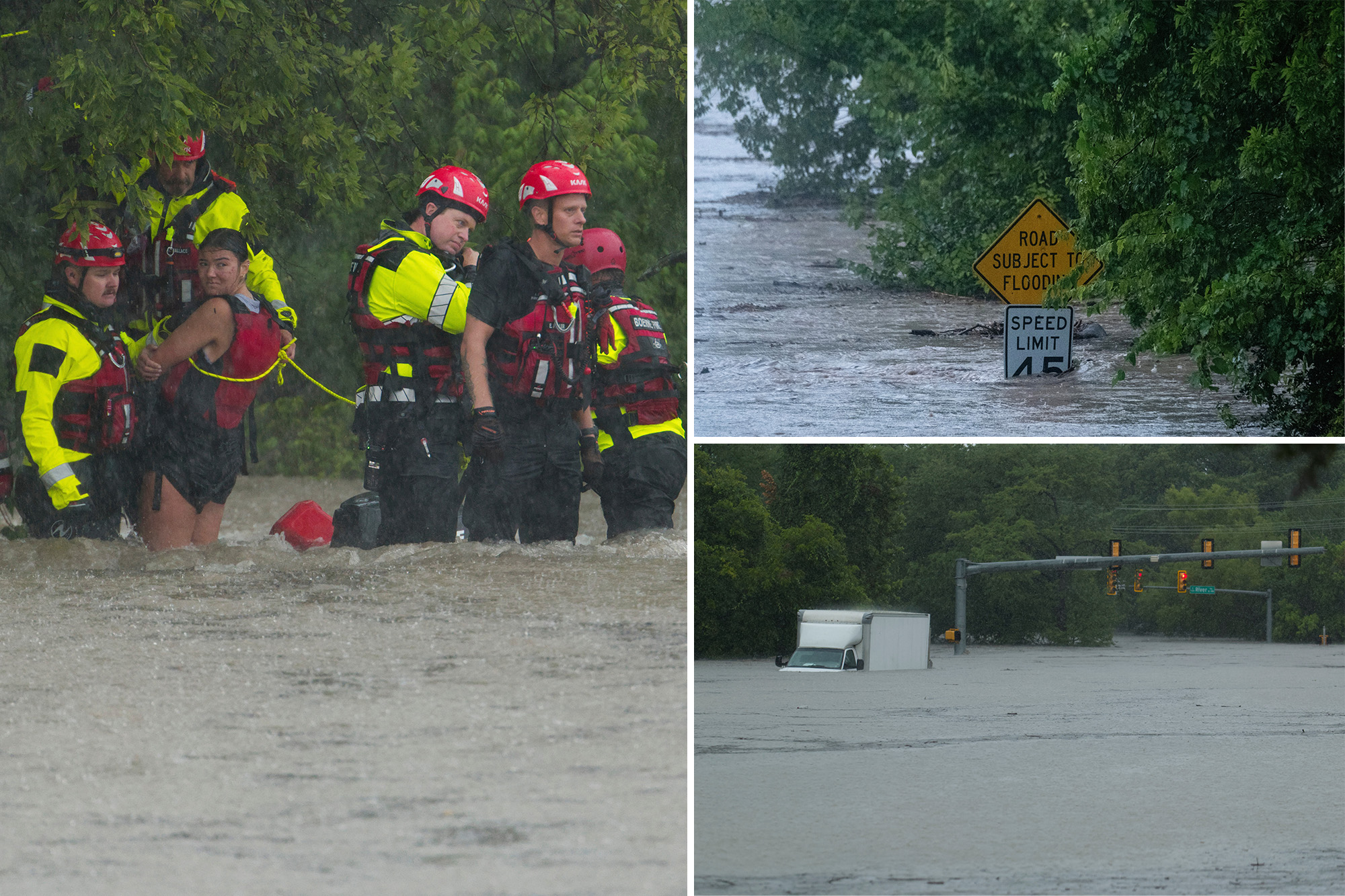 Rescuers save Texans from raging waters as flooding surges in Lone Star State