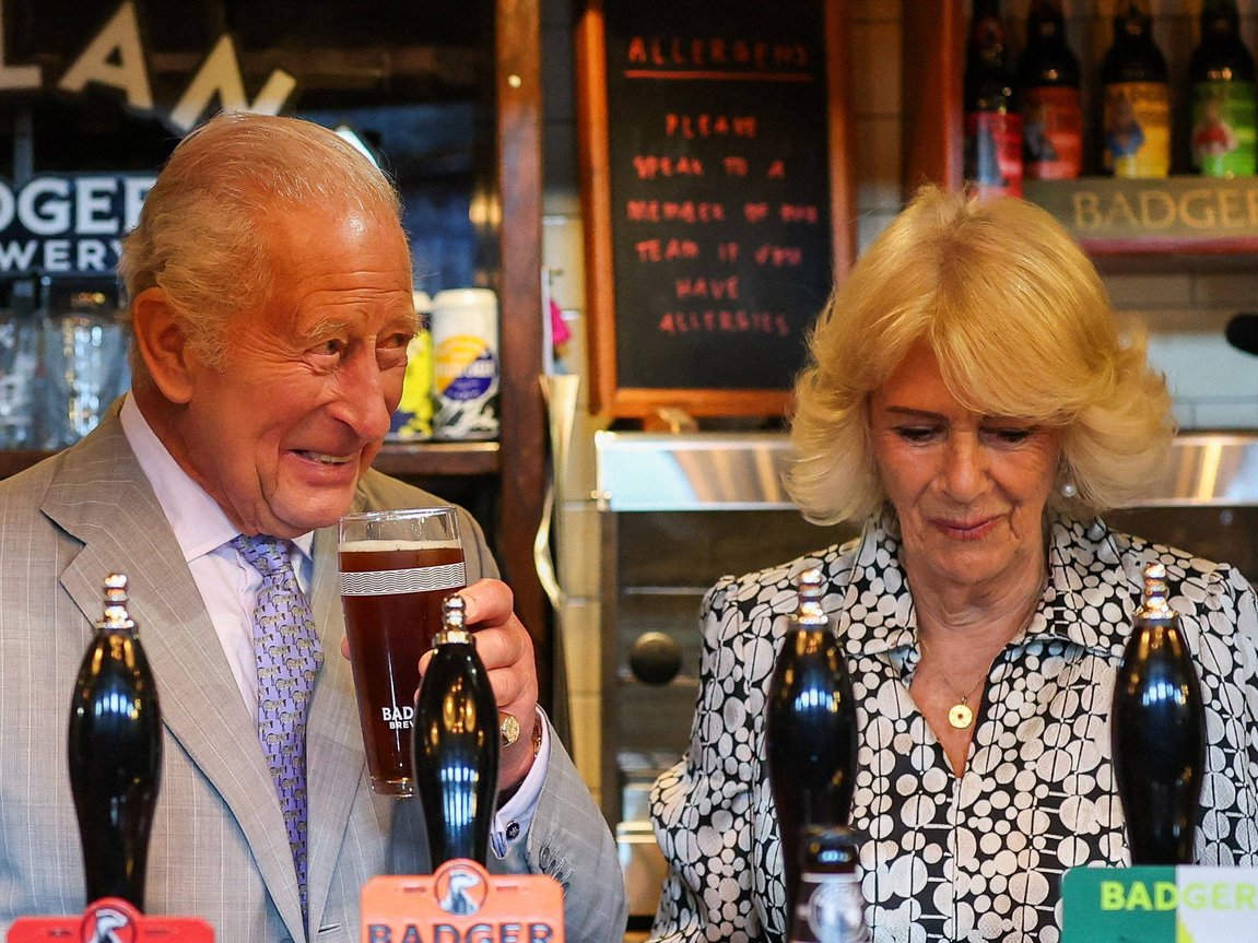 King Charles III drowns sorrows after World Cup exit at tap