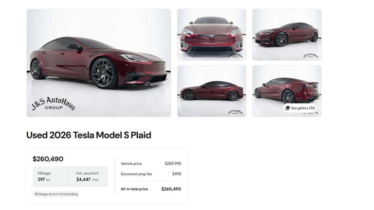 Someone Is Already Trying To Flip One Of The Last Tesla Model S's Built ...