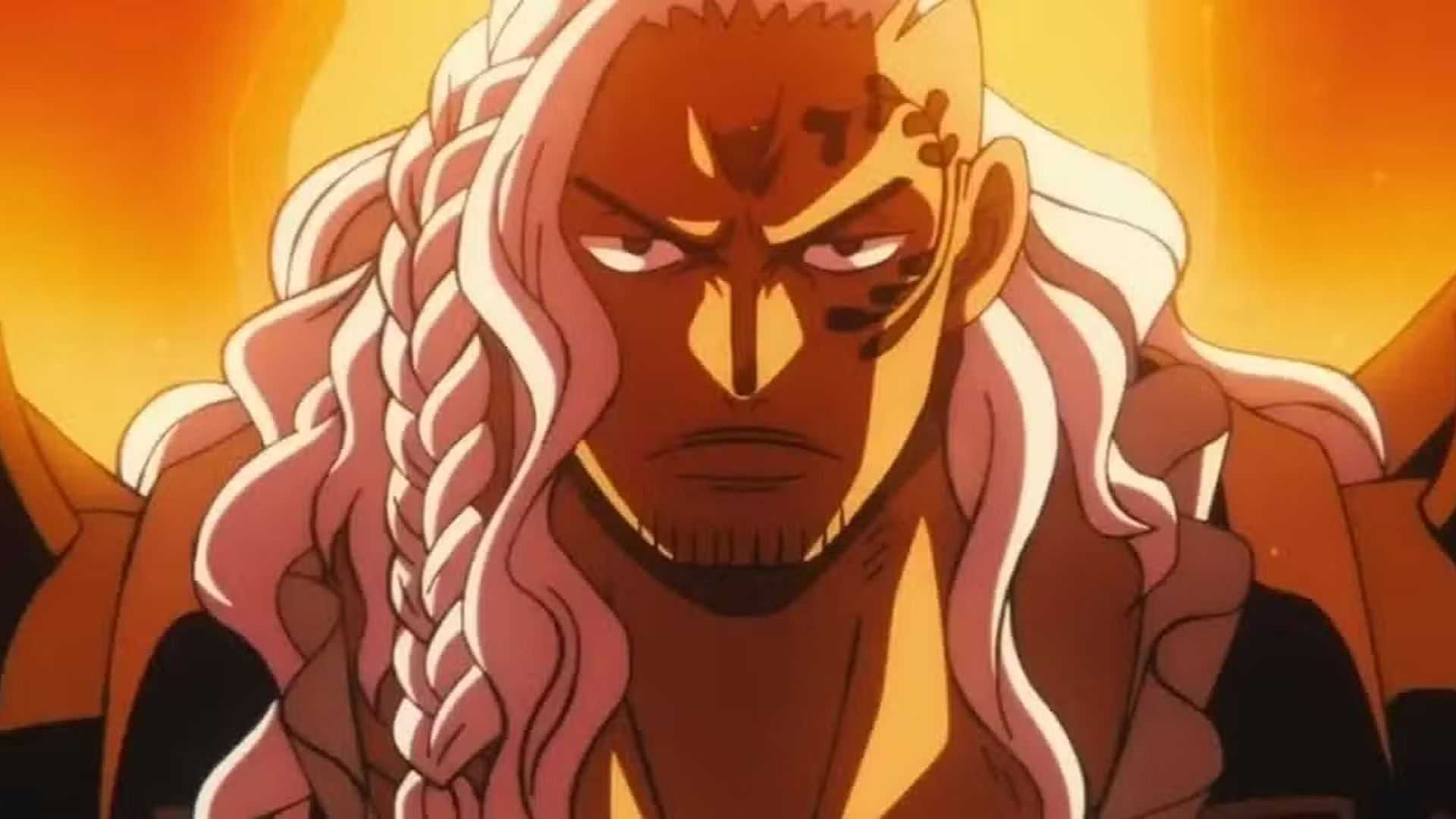 King removes his mask and reveals his face in One Piece