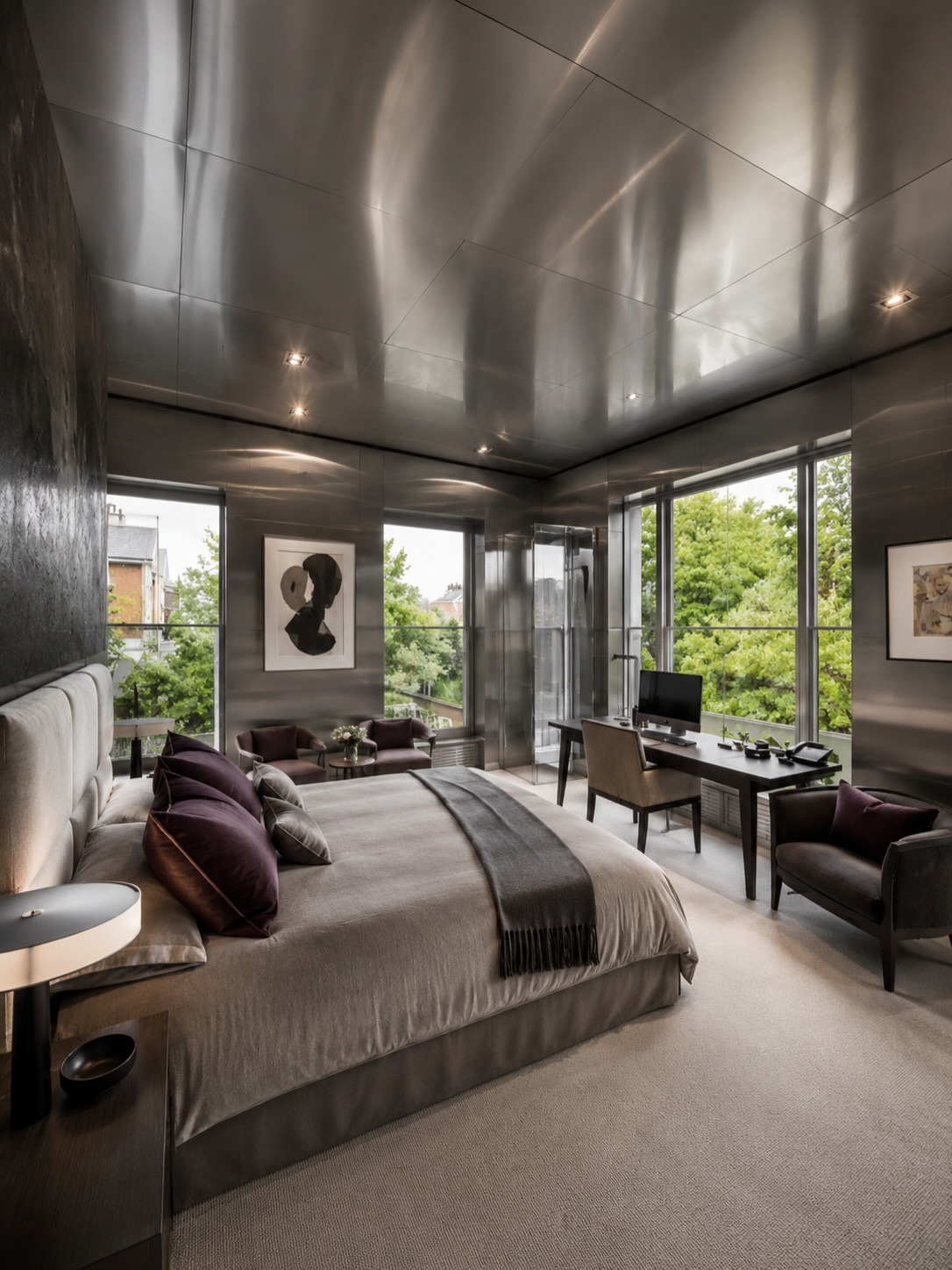 The master bedroom