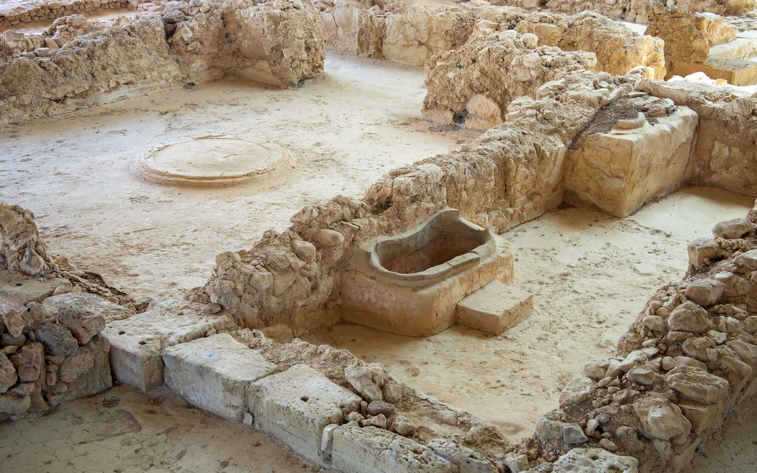 Ruins of King Nestor palace in Pylos, Peloponnese