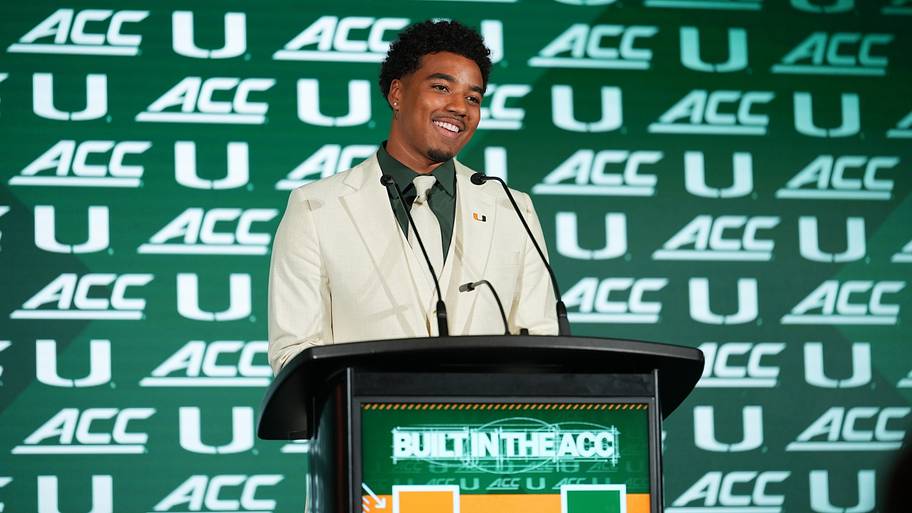 Miami quarterback Darian Mensah