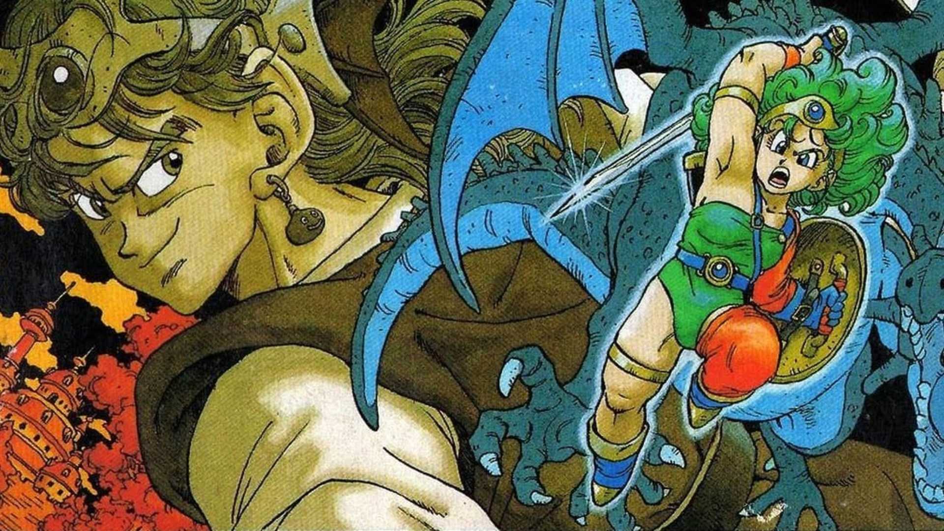 Dragon Warrior IV NES key art
