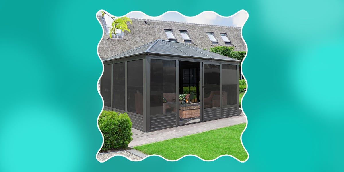 Amazon is selling a backyard sunroom kit for the ultimate outdoor living escape