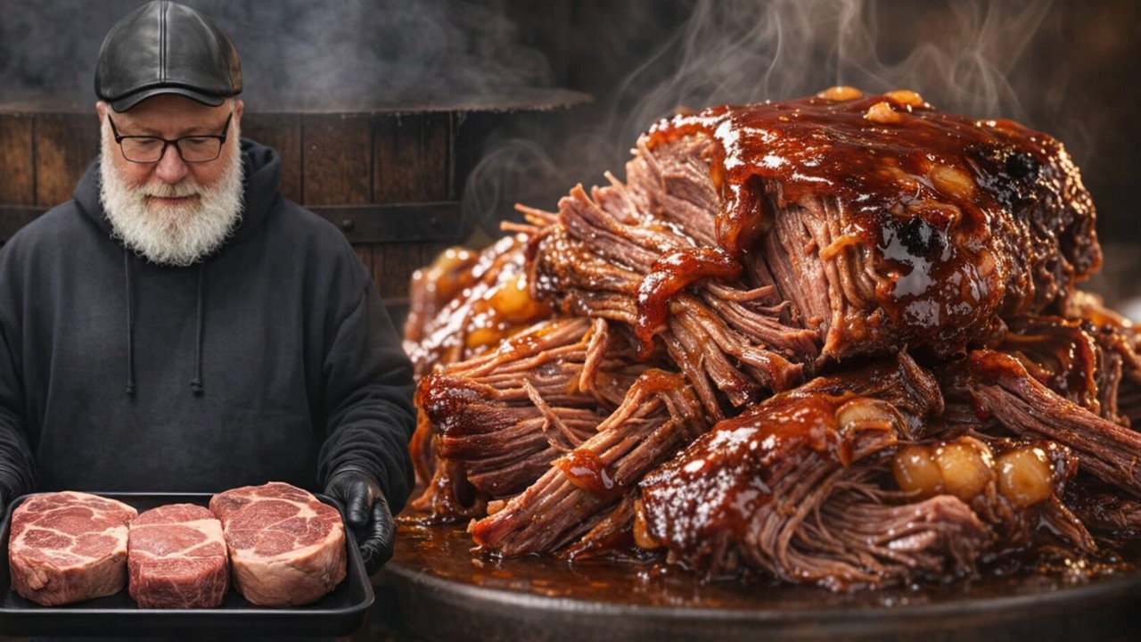 He cooked a cheap beef cut until it became shockingly tender