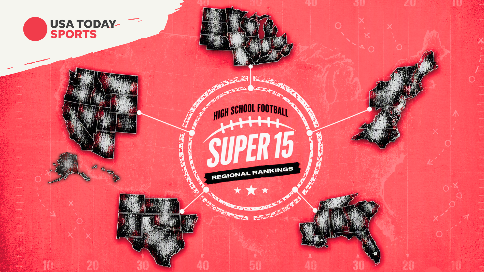 USA TODAY Sports' preseason high school football regional rankings